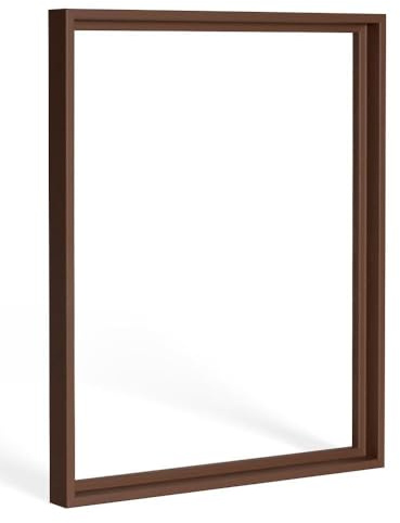 Schattenfugenrahmen Lico 40x60cm Braun (matt) Selbstmontage Bausatz DIY