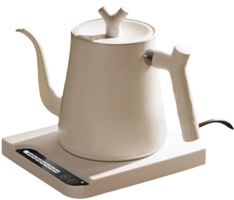 Kdouehg Olla de Agua de Calentamiento Rápido de 1000 W, Hervidor de Agua Eléctrico de Acero Inoxidable 304 y Hervidor de Café, Apagado Automático, Enchufe de la UE