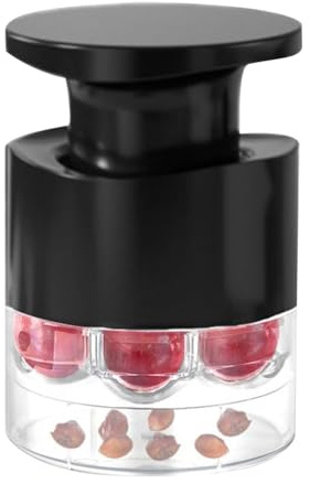 Snocciolatore per Ciliegie, 7 Fori Snocciolatore Portatile, Snocciolatores Manuale per Ciliegie e Olive, Snocciolatores Multiuso per Olive Rimozione dei Semi, per Utensili da Cucina
