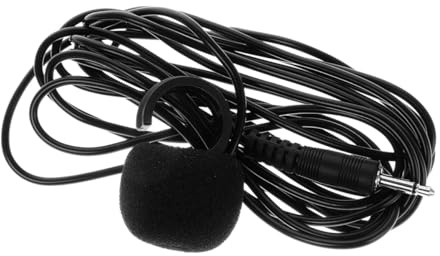 Mobestech 5m Wired Finger Microphone for Musical Instruments, Clip-on Condenser Pickup Mic for Trumpet, Flute, Saxophone and Clarinet, Portable Stage Use