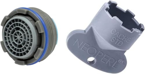 Kit Aeratore di Ricambio, per Rubinetti a Scomparsa 24 x 1 mm, 1 Pezzo con Chiave - Rompigetto Filtro Filtrino