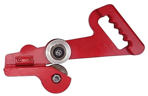 Cisailles à Tôle,Coupeur Manuel Lourd à Double Roue à Traction - Outil de Découpe Réglable - Pour Acier Fer Blanc Aluminium Carton Conduit