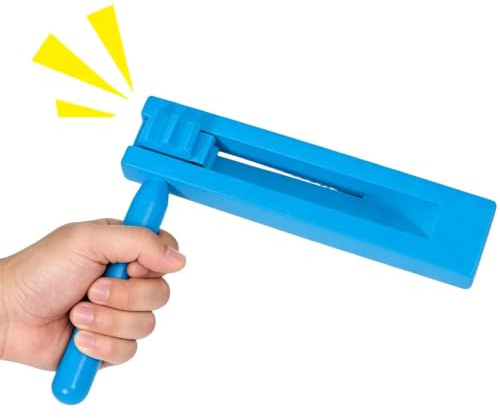 Wooden Noise Maker Small Handheld Cheering Toys | Party Rattle Matraca Noise Makers for Indoor Outdoor Football Games Graduation Christmas Birthday Holiday