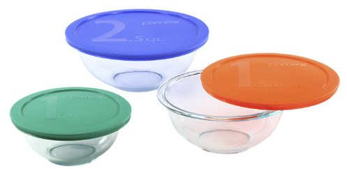 Pyrex Smart Essentials Lot de 6 bols mélangeurs en verre