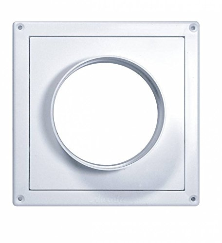 T67 Ventilation Extracted Air Supply Air Wall Plate Air Inlet Circular Duct 100 mm Diameter Pipe White