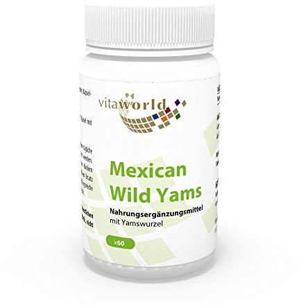 Vita World Mexican Wild Yams 500Mg 60 Capsules Made in Germany