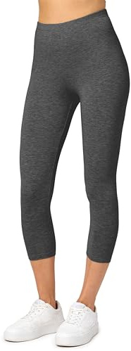 Merry Style Dam 3/4 Leggings MS10-144(Mörk melange, S)