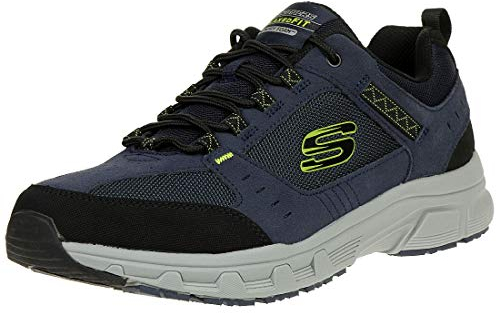 Skechers Herren Oak Canyon-51893 Sneaker, Blau Navy Lime Nvlm, 45 EU