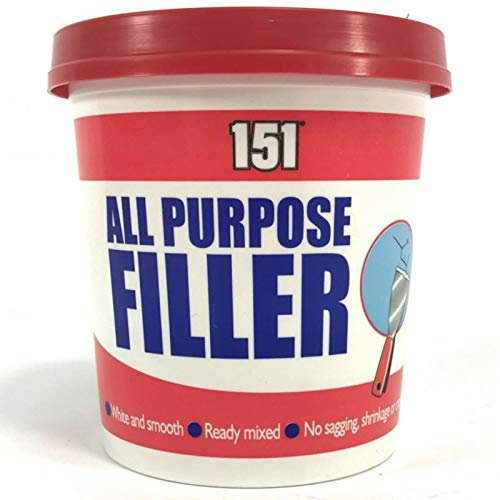 151 All Purpose Filler White Smooth Tub Ready Mixed for Interior & Exterior 600g