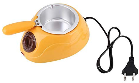 Cosiki Carnaval Commerçant Fondoir à Chocolat, fondoir à Chocolat électrique fondeur à Chocolat électrique, Outil de Cuisson pour Le Beurre de Sucrerie(Yellow)