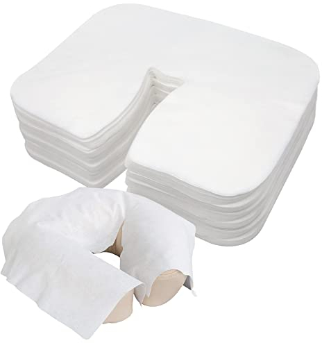 400 Stück Gesichtsauflagen für Massageliege, Tvvcalk Nasenschlitztücher Massageliege, Optimale Einweg Nasenschlitztücher Vlies