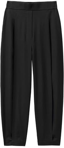United Colors of Benetton Pantalone 4T9155AA4, Nero 100, S Donna