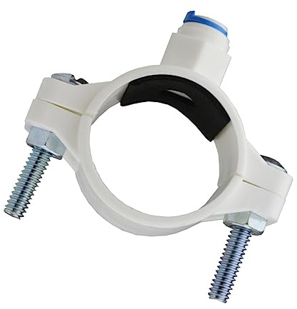 OSALADI Accessoires de montage - Filtre à eau pour évier - Filtre à eau - Pince de selle 1/4 - Raccord rapide - Filtre à eau - Pince de valve - Clip de filtre à eau - Blanc