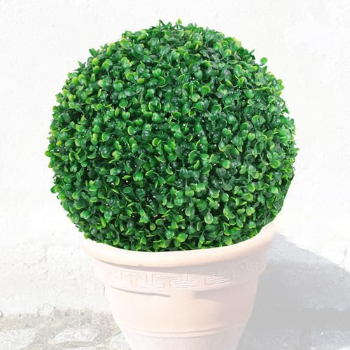 ATYUJKB Grasbälle Gras Pflanzenkugel, Hängende Formschnittbälle Gras Topiary Kugel, Buchsbaumkugel Künstlich, Künstliche Simulierte, Dekorative Grasbälle für Den Garten