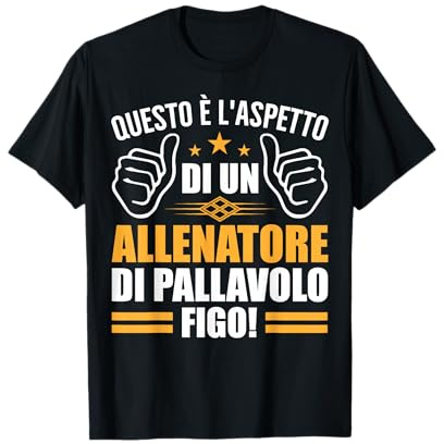 Allenatore Pallavolo Figo Uomo Regalo Divertente Compleanno Maglietta