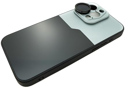 SYSTEM-S CPL Filter 37mm Circular Polarizer Lente con Funda para iPhone 15