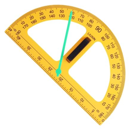 Uozonit Großer Winkelmesser für Lehrer, Mathematikunterricht, großes digitales Design, Mathematikunterricht, Kompass, Winkelmesser für Ingenieure, Trockenbrett, multifunktional