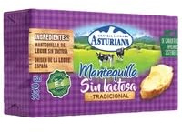 mantequilla Central Lechera Asturiana en Pastilla (125g, 250g, 500g, 1kg) Tradicional, Sin Lactosa y (Productos Refrigerados) (1 PASTILLA, Mantequilla Sin Lactosa en Pastilla 250g)