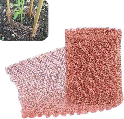 12,5cm*10m Schneckenabwehr Kupfer Mesh Kupfernetz Kupferwolle für Schädlingsbekämpfung