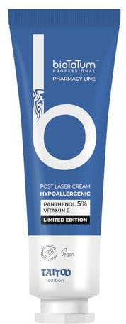 Post laser cream - Tattoo Removal Aftercare Cream with Provitamin B5 & Vitamin E – Balm for Skin Recovery After Laser Tattoo Removal - Reduces Redness & Scarring