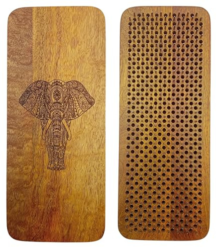 Sadhu Board - Tabla de uñas de madera de mango, 100% hecha a mano, 3 tamaños: 10 mm, 12 mm y 15 mm, alivia la tensión, promueve la circulación sanguínea, desintoxicante, ayuda a aliviar dolores de