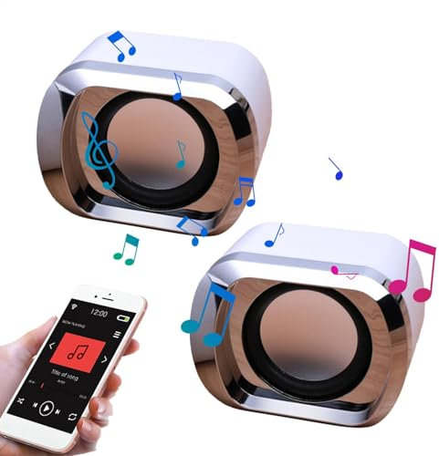 Generico Altoparlanti per computer desktop, soundbar per piccoli computer,Altoparlante multimediale portatile - Altoparlanti da tavolo di alta qualità Altoparlante USB con versatilità multimediale