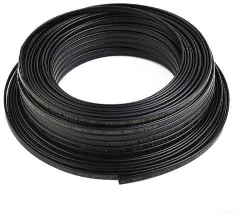 Wasserleitung Heizkabel mit Selbstbegrenzungstechnologie 220V 240V, perfekte Lösung für Winterfrostschutz (50m)