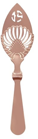 Cuchara Absente – Cuchara de filtro para beber con diseño hueco, bastoncillo de acero inoxidable Absenta, Cuchara Mezclador Perforada, Accesorios De Mango Largo | Para La Elaboración De Bebidas Casa