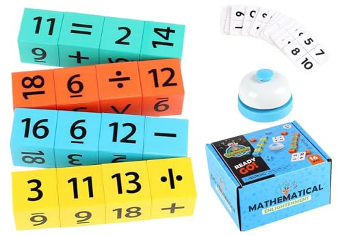 Cube Fidget Toy – Math Learning Magnetiska Räknekuber | Educational Manipulative Set | Interaktiv Stressavlastning Och Praktiskt Inlärningsverktyg För Barn Klassrumslek Och Daglig Hjärntr
