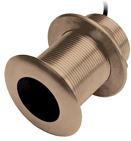 Garmin 010-11634-22 - Transductor de Montaje a través del Casco de Bronce B75H Airmar, 20° inclinable