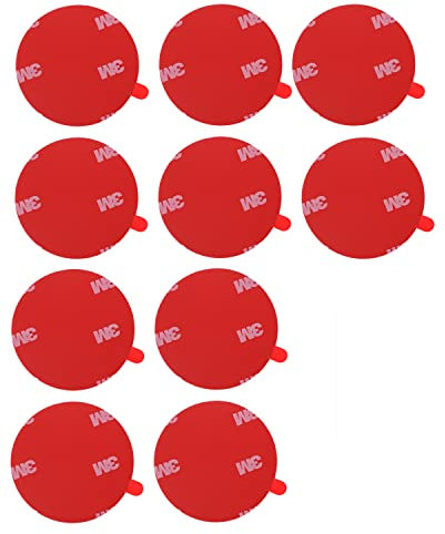 10 X (diametro 80 mm) 3M 4229P a doppia faccia Nastro adesivo Sottili cuscinetti adesivi extra forti ad alte prestazioni Impermeabile Resistente Backless Nastro adesivo