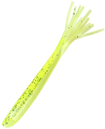 Major Fish Fransenmann Fransenköder Gummifisch 15 cm 5 Stück UV Lemon