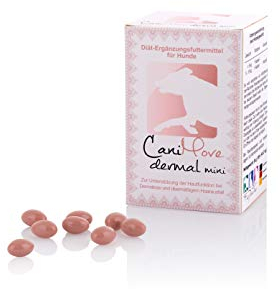 CaniMove Dermal mini (100 Kapseln) | für Haut und Fell, bei Schuppenbildung und Haarausfall | mit PUFA, Zink, Biotin und Lycopin