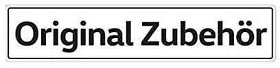 Volkswagen 000071801AS Kennzeichenschild Nummernschild Kennzeichen Typenschild, mit Original Zubehör Schriftzug