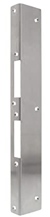 FEPS Reparatur Winkelschließblech universal Reparaturschließblech Edelstahl 350x50x25 mm DIN links/rechts FE-RS004