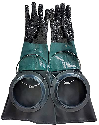 Hnsedjdh Sabbiatura sabbiatrice parti 60cm con anelli O per cabina sabbiatura