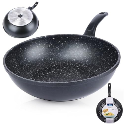 orion group Wok GRANDE - Sartén de granito para wok (30 cm)