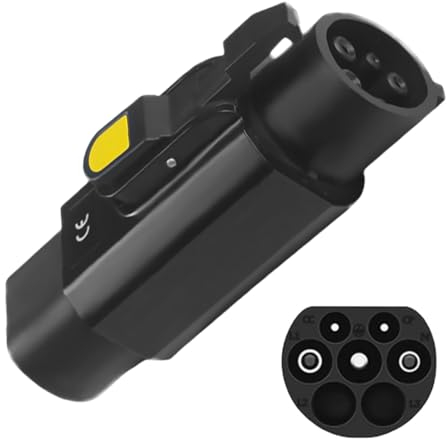 EV Charging Adapter, 32A Type 2 (IEC 62196) to Type 1 (SAE J1772) Convertor, Car Charging Adapter 250V 7.2KW