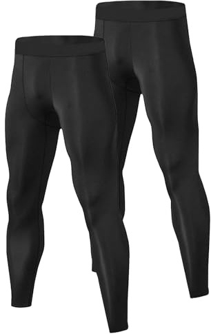 Towintec Pantalones de compresión para Hombre Pantalones Interiores funcionales Transpirables Mallas para Correr Gimnasio Capa Base de Secado rápido para Deporte Yoge Baloncesto