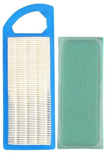 ANCLLO Confezione da 2 filtri dell'Aria per Tosaerba con prefiltro per Motori Briggs Stratton, Ricambio per 697153 698083 795115