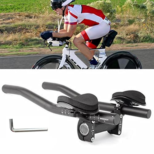 Ausla Fahrrad TT Lenker, Langstreckenfahrten Ergonomischer Fahrradlenker für Straßenräder, Mountainbikes, Triathlons, Langstreckenreisen (Wie Gezeigt)