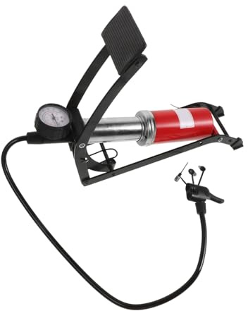 Zerodeko Foot Pump for Car Tire Bike Pump High Pressure Inflator for Vehicle Auto Easy to Use in Garage Roadside