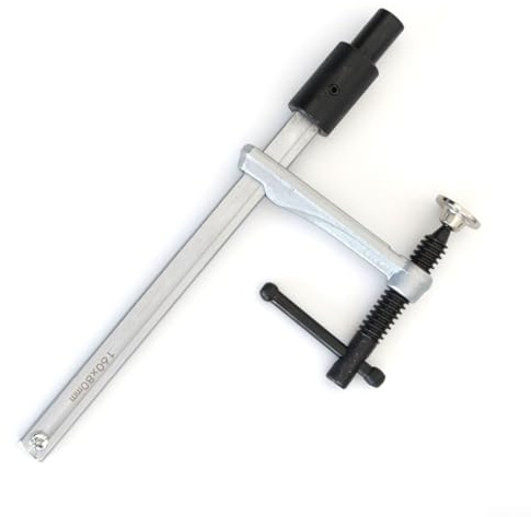 FACULX Metall-Werkstattbank, Hundeklemme, Schnellspann-Haltesystem, Schreibtisch-Befestigungswerkzeug mit 160 mm Spannbereich für 16 mm/28 mm Lochtische (28 mm)