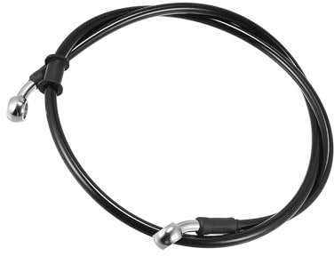 Tubi Freno, Frizione e Olio per Moto, Rivestiti, Neri, Design Elegante, 100 cm (39,37 Pollici)