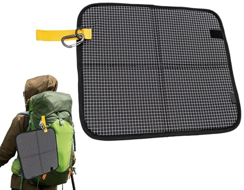 Stadionkissen | kompakte Bodenmatte mit Karabinerhaken faltbar wasserdicht Wandermatte - für Picknick Camping Reise Flugzeug Sportveranstaltungen Park mit Rasen