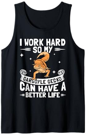 Gargoyle Gecko Reptile Lover | Funny Lizard Pet Owner Tank Top