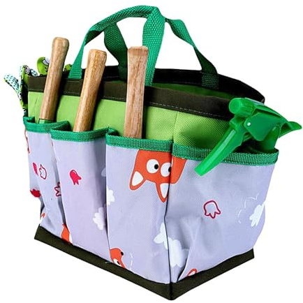 Outils de Jardinage pour - 7 pièces Jouet éducatif Scientifique - Set d'outils de Jardin pour - pour Transplanter, mélanger la Terre, élaguer, arroser Les jardiniers en Plein
