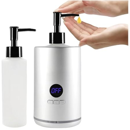 NONDK Massage Oil Warmer Body Oil Heater Massage Oil Warmer for Massage with Two Oil Bottle Dispenser with Two Oil Bottle Dispenser, Constant Temperature for Spa, Salon and Barber Shops UK Plug