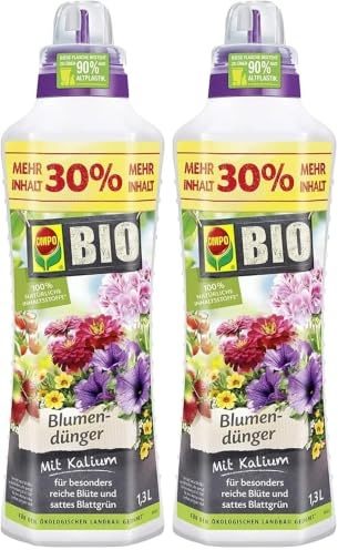 Compo Bio Blumendünger 1,3l (Packung mit 2)