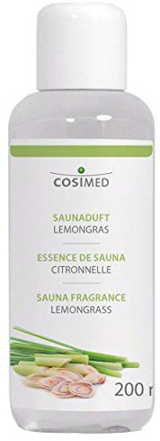 Sport-Tec cosiMed Saunaduft Lemongras, Konzentrat, Saunaaufguss, Saunazubehör, 200 ml